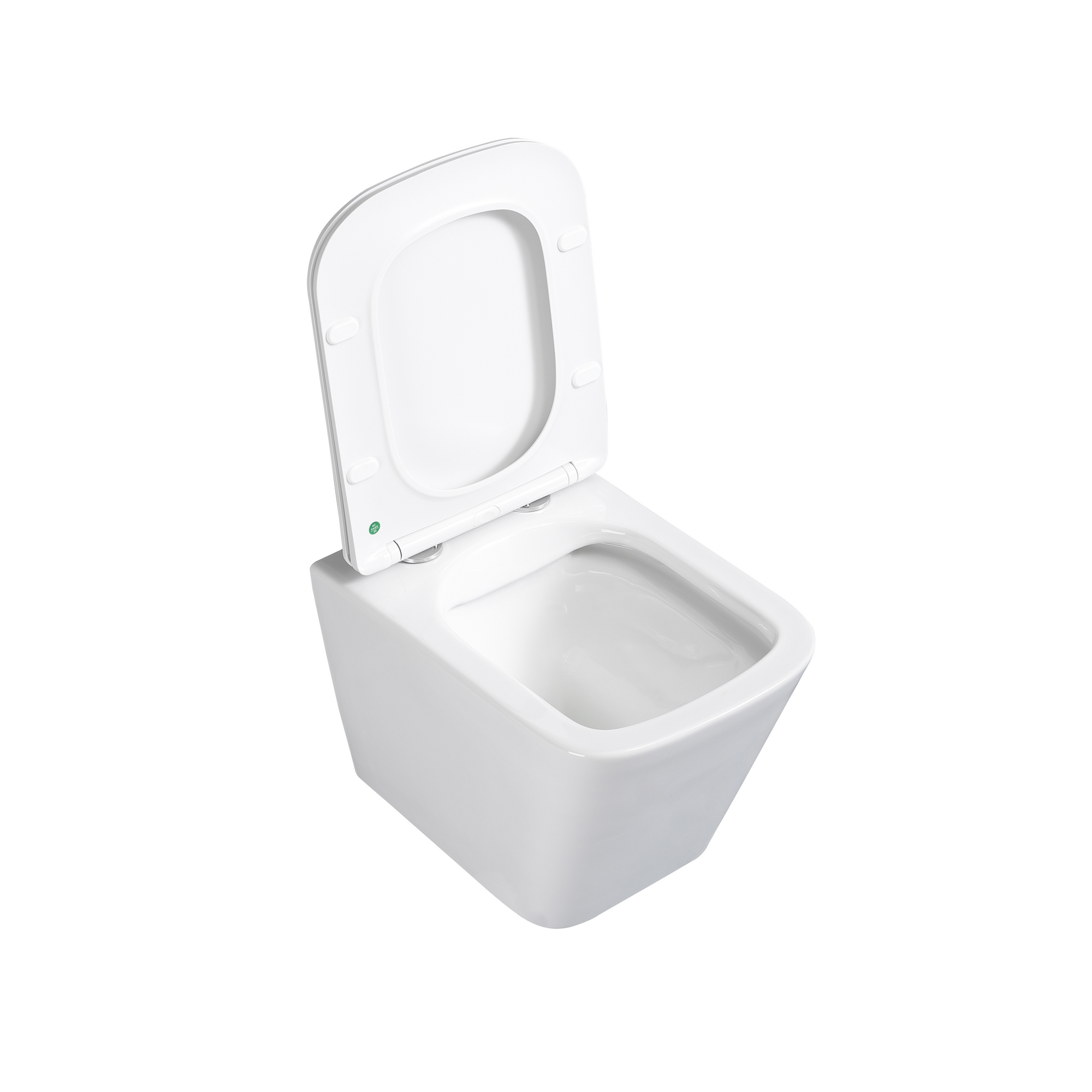 WC-Sitz 'Aliki Square' spülrandlos weiß