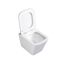 WC-Sitz 'Aliki Square' spülrandlos weiß