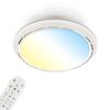 LED-Deckenventilator mit Beleuchtung 'Dison' dimmbar 2700 lm RGB - tunable white Ø 44 x 175 cm