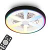 LED-Deckenventilator mit Beleuchtung 'Air' 6400 lm RGB - tunable white Ø 48 x 150 cm