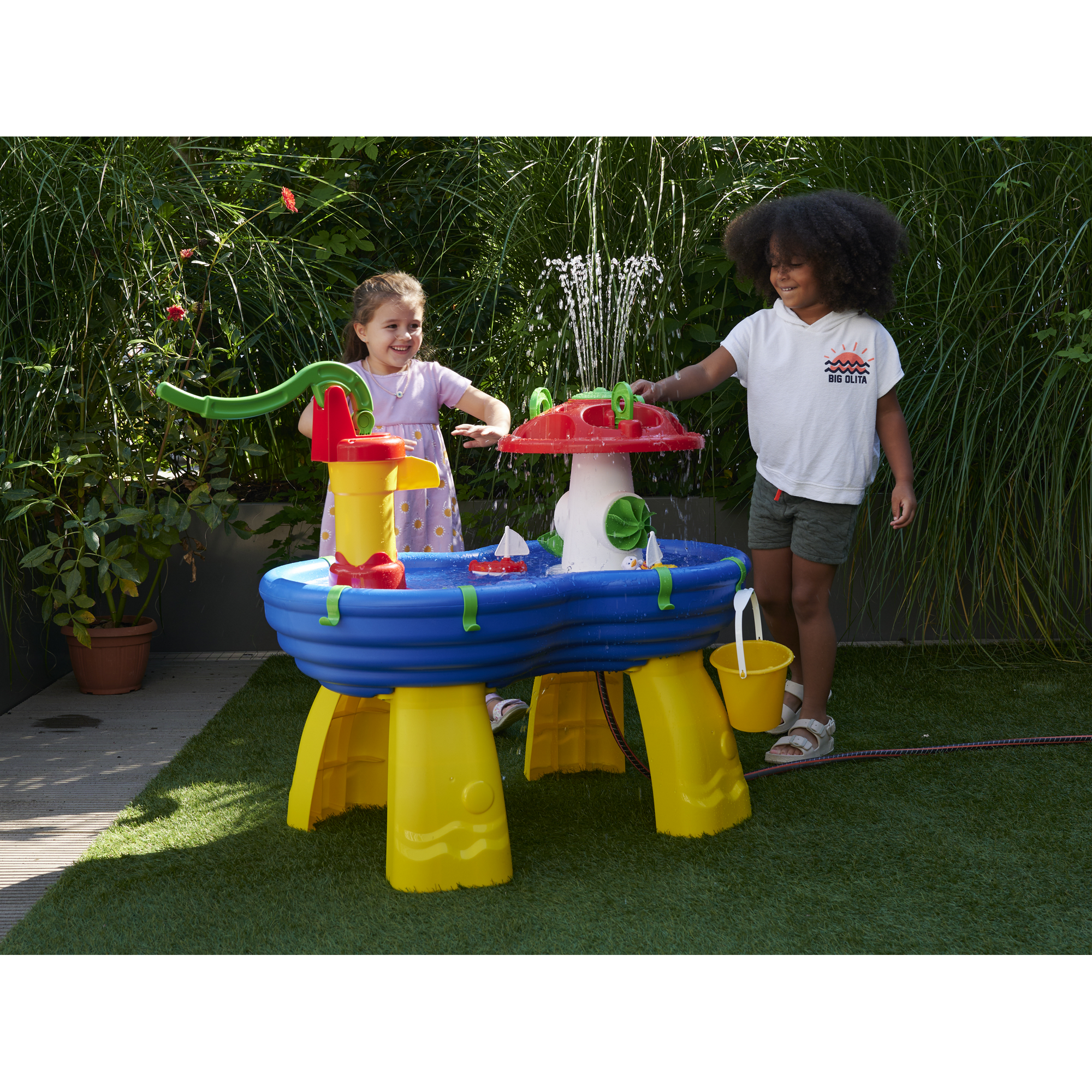 Wasserspieltisch mehrfarbig 100 x 90 x 56 cm