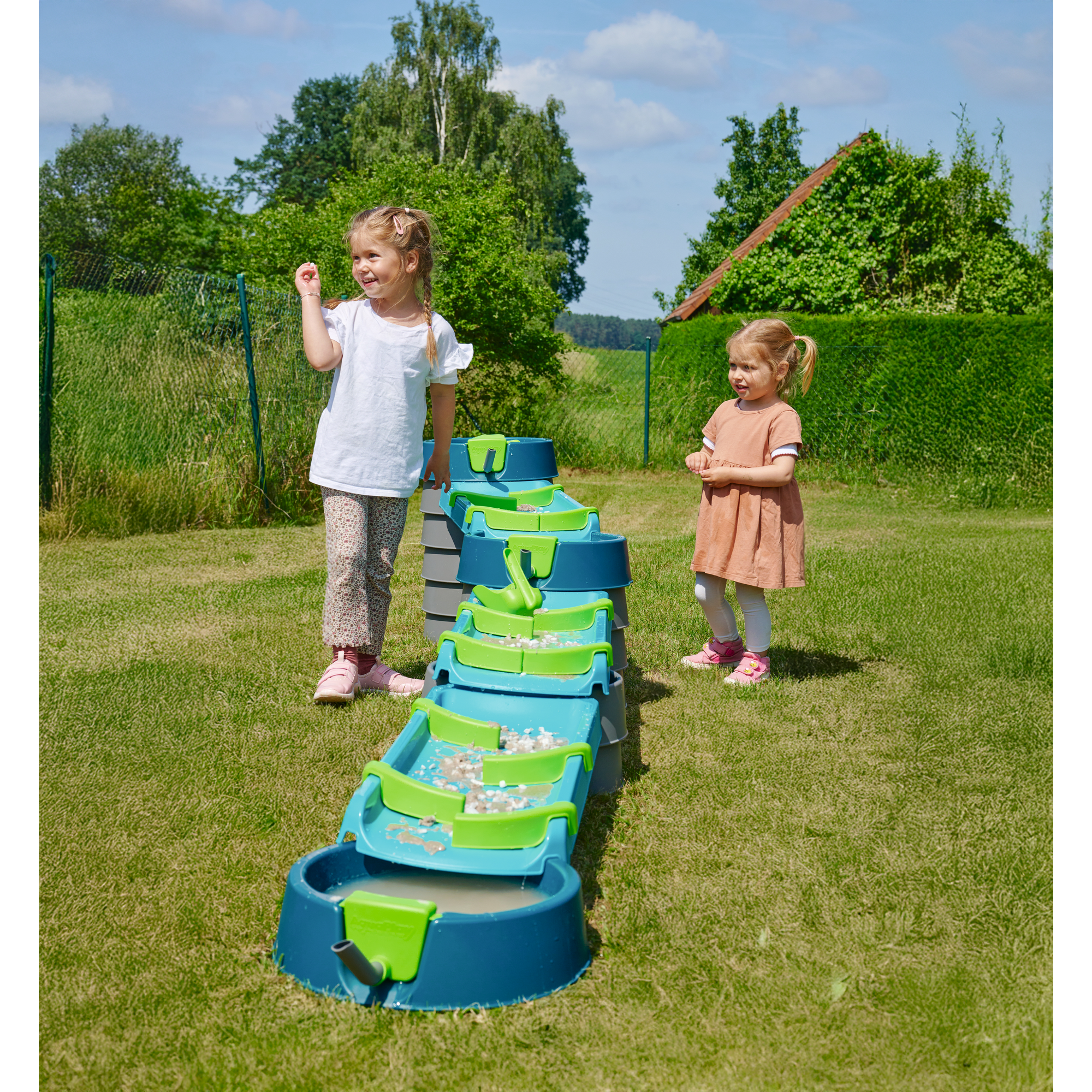 Matschbahn 'Stream' mehrfarbig 300 x 65 x 38 cm