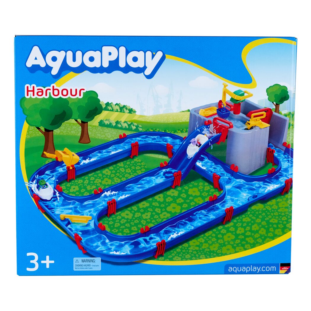 Verpackung der AquaPlay Wasserbahn 'Harbour'