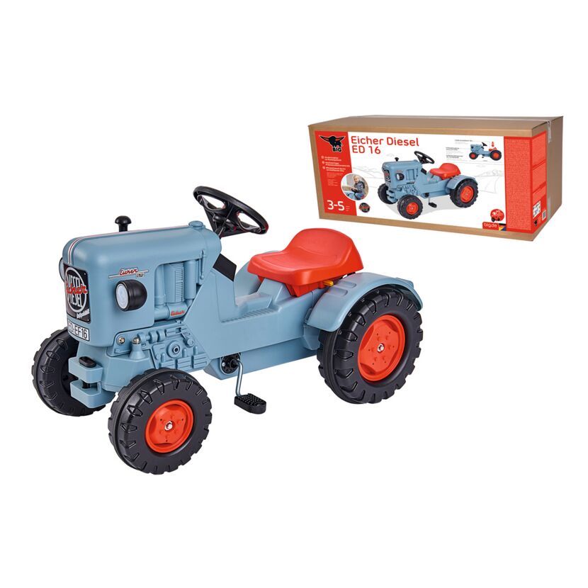 Trettraktor Eicher Diesel ED 16 mehrfarbig 88 x 54 x 46 cm