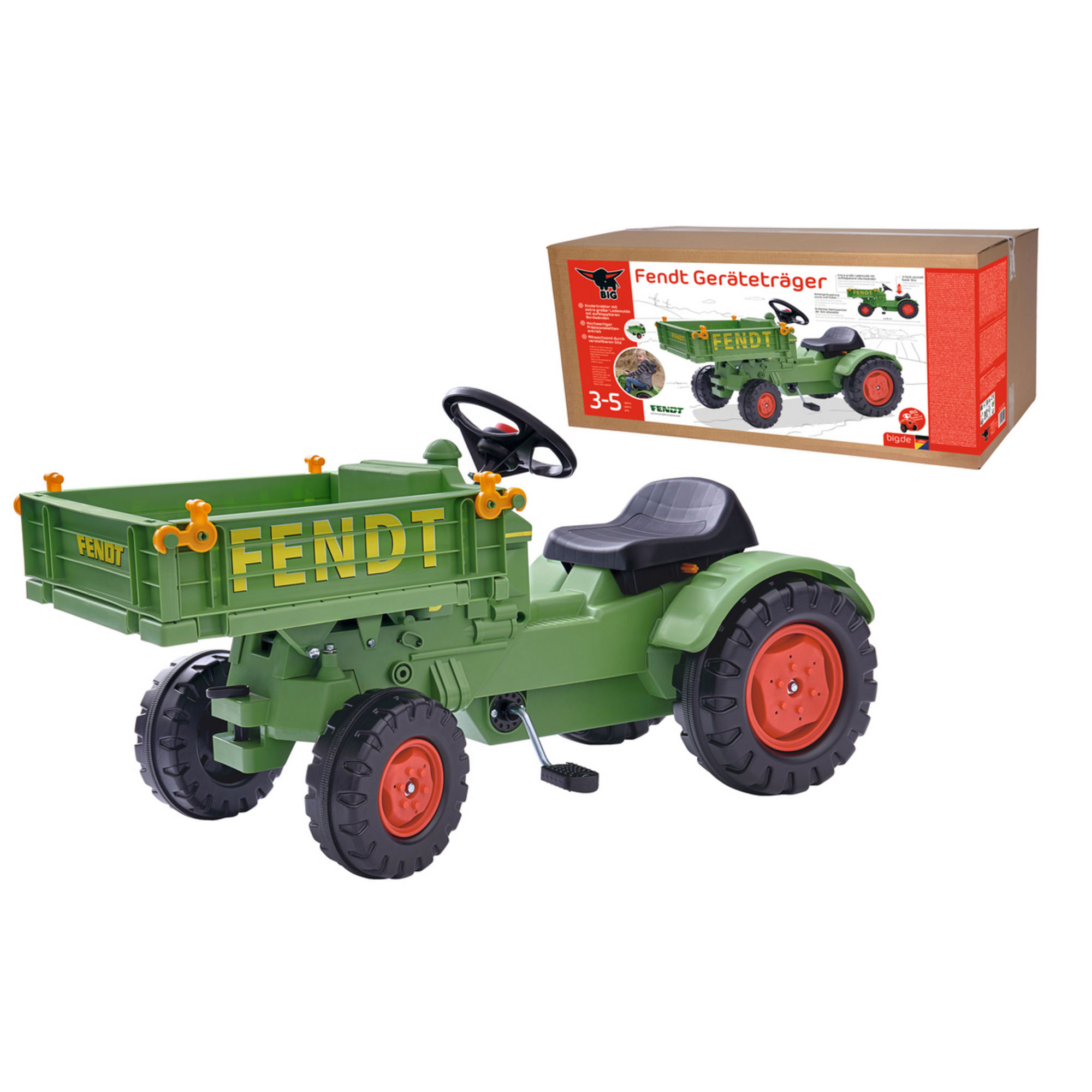 Trettraktor Fendt mehrfarbig 102 x 54 x 46 cm