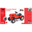 Trettraktor Porsche Diesel rot 80 x 40 x 46 cm