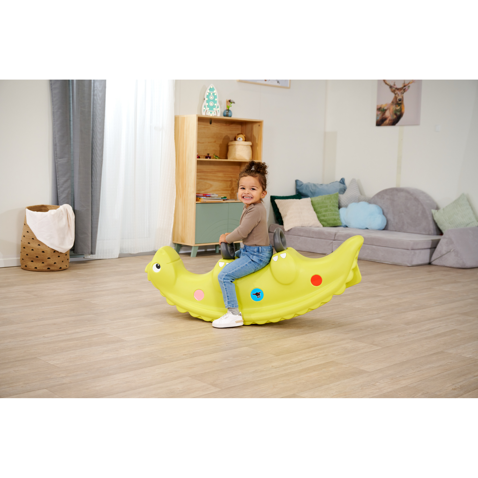 Wippe 'Rocker' mehrfarbig 120 x 47 x 35 cm