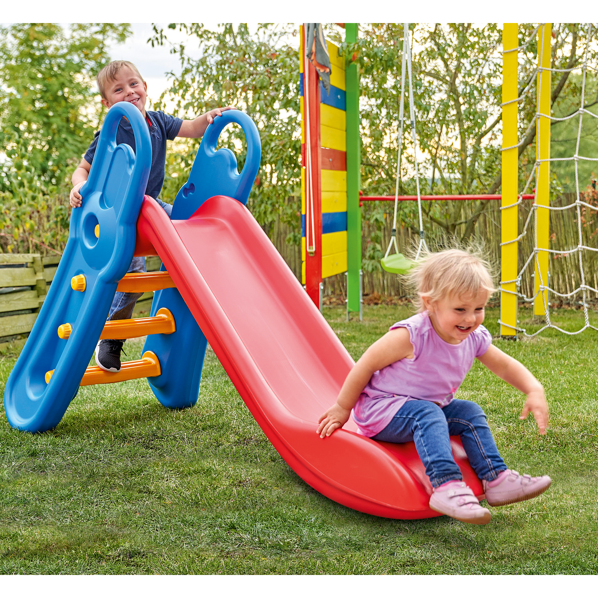 Rutsche Fun Slide mehrfarbig 164 x 116 x 73 cm