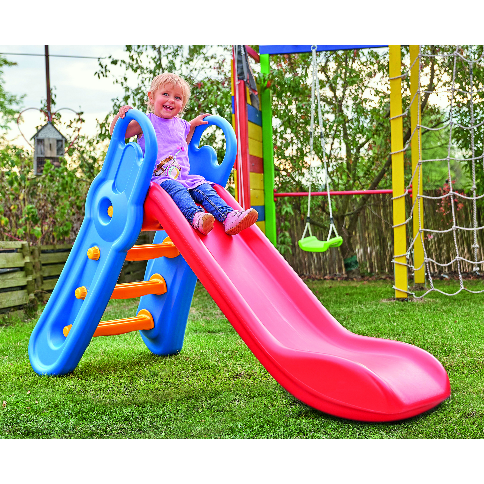 Rutsche Fun Slide mehrfarbig 164 x 116 x 73 cm