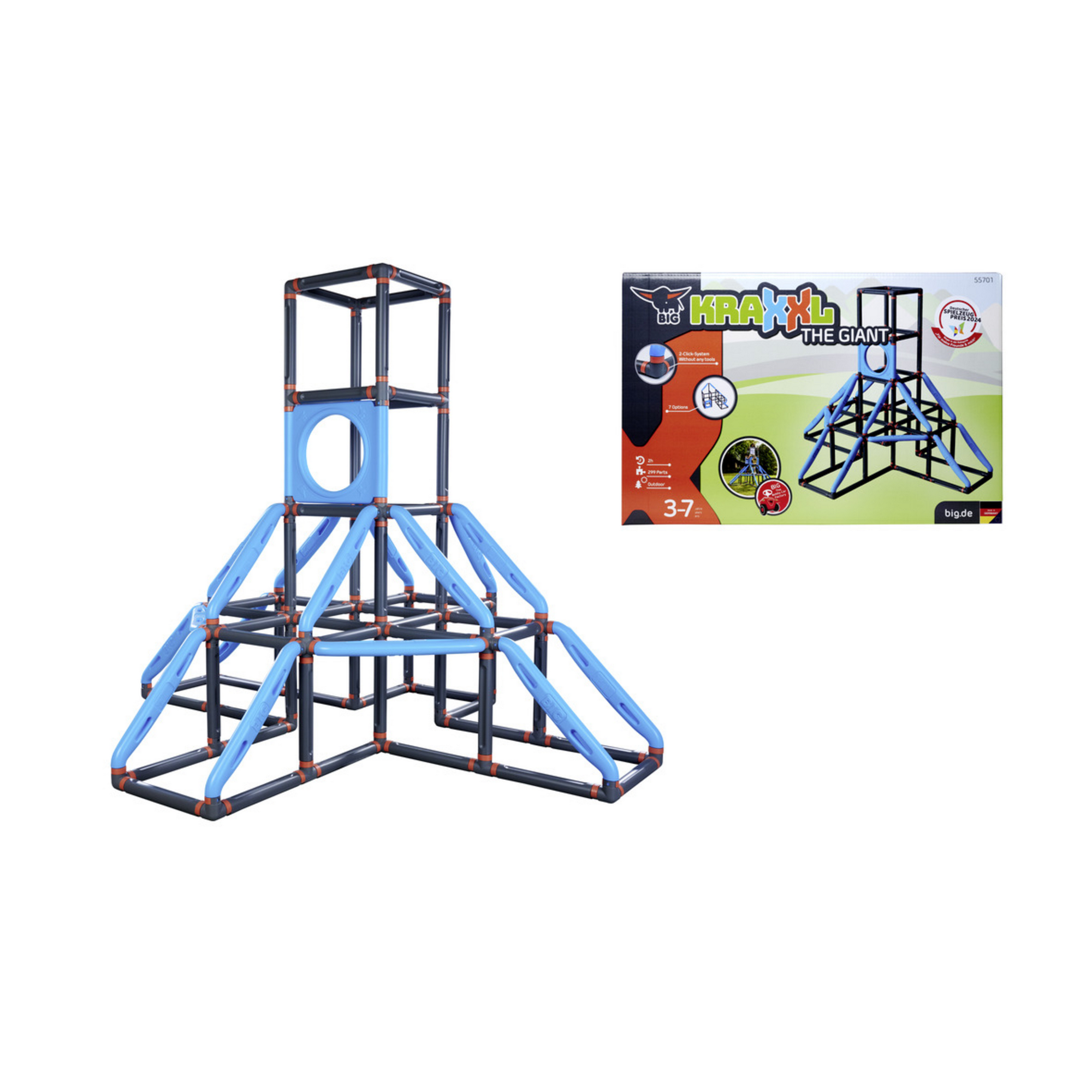 Kletterturm 'The Giant' mehrfarbig 185 x 185 x 230 cm