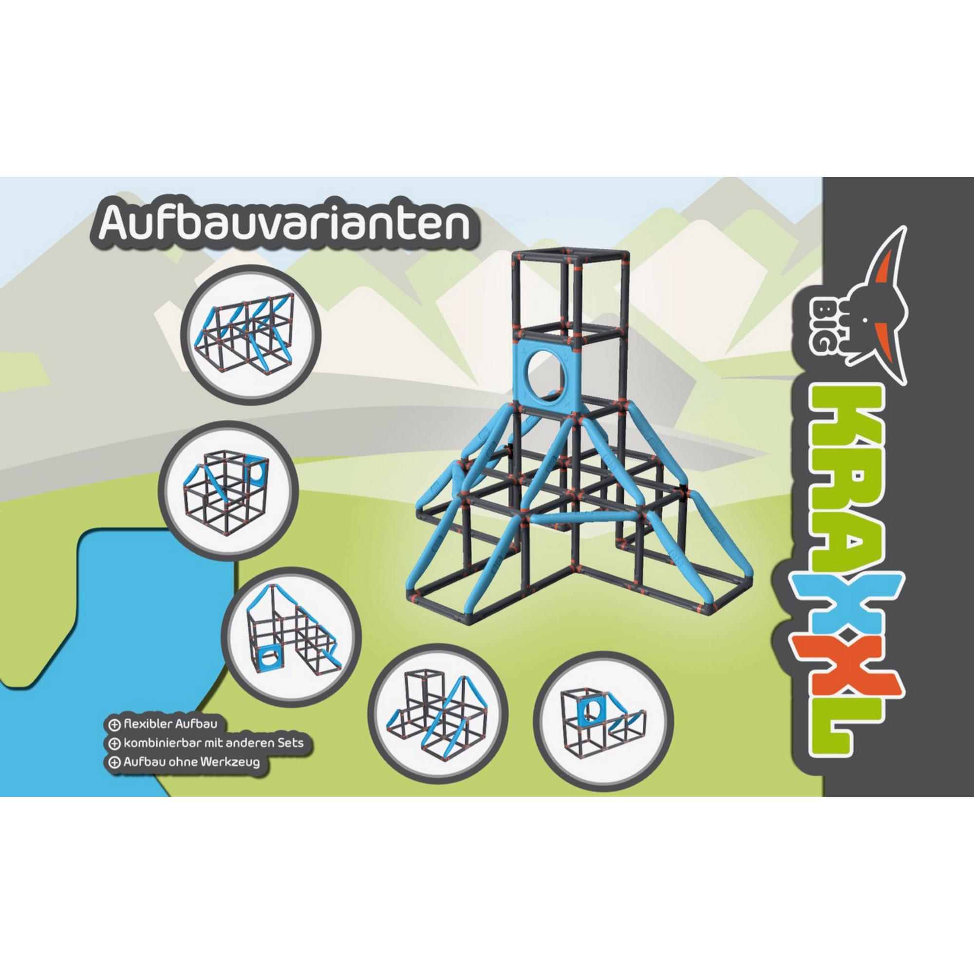 Kletterturm 'The Giant' mehrfarbig 185 x 185 x 230 cm