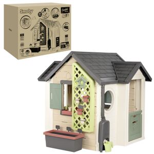 Spielhaus mit Garten mehrfarbig 132 x 135 x 128,5 cm