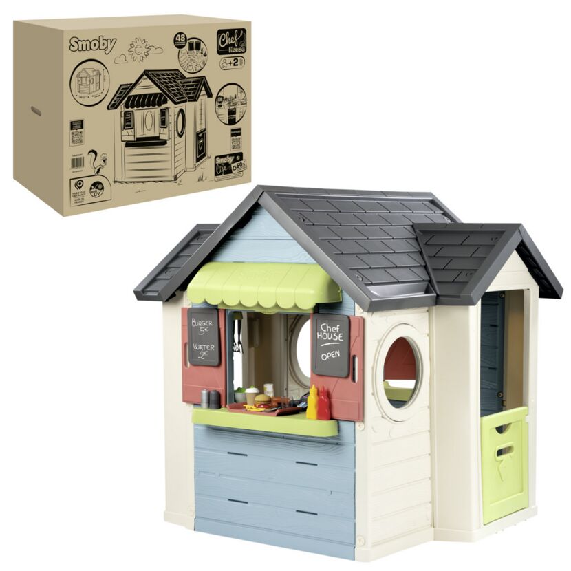 Spielhaus 'Chef' mehrfarbig 132 x 135 x 124 cm