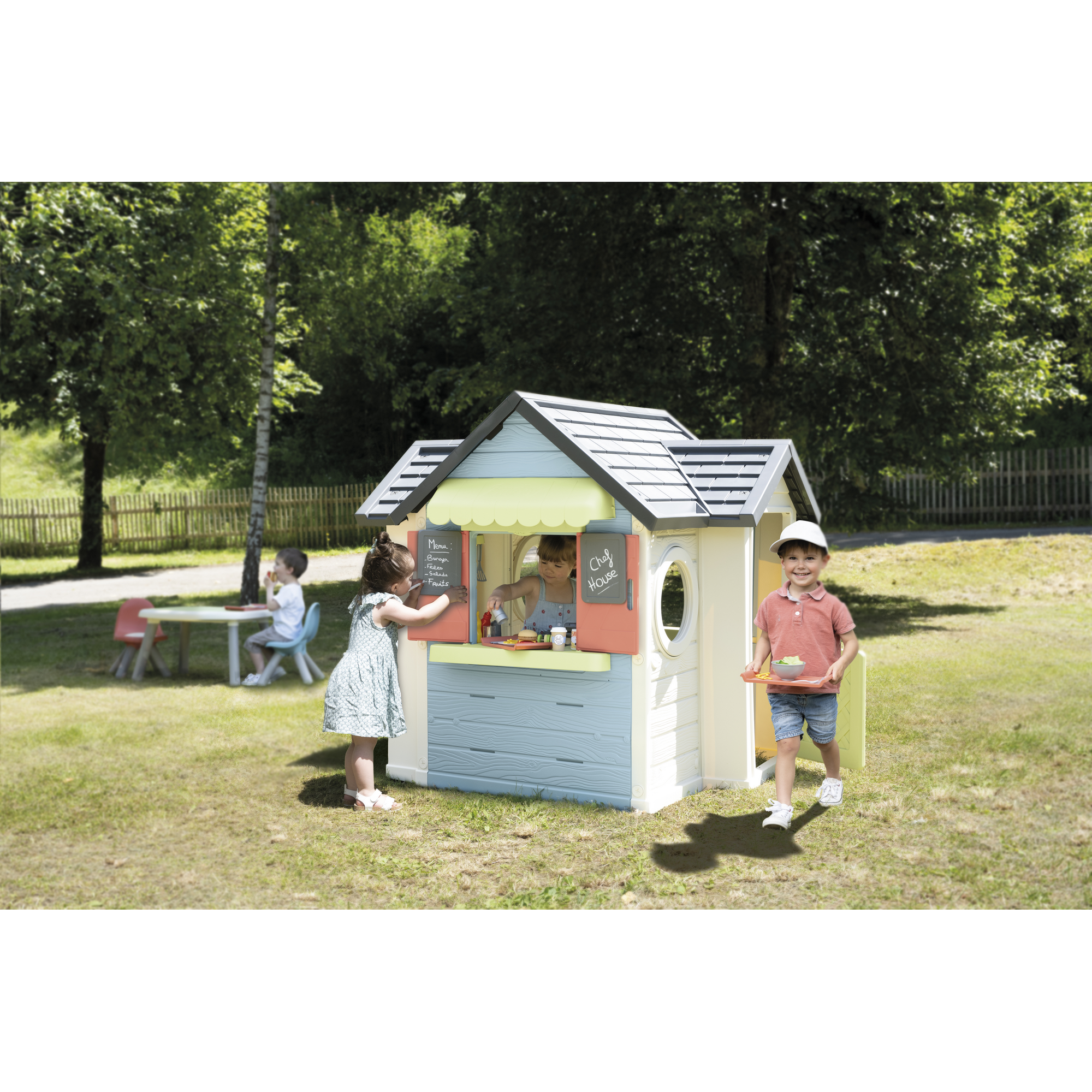 Spielhaus 'Chef' mehrfarbig 132 x 135 x 124 cm