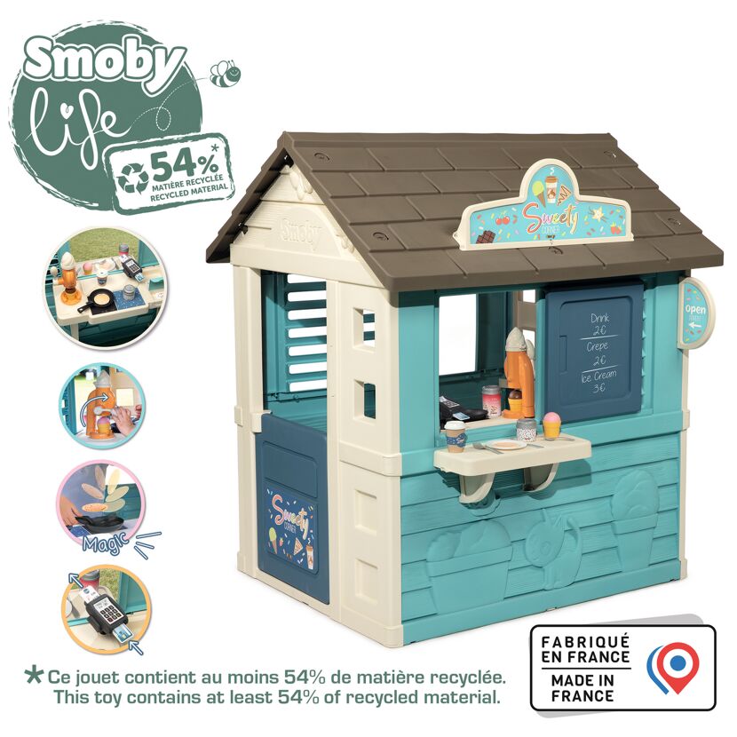 Spielhaus 'Sweety Corner' mehrfarbig 110 x 127 x 105 cm
