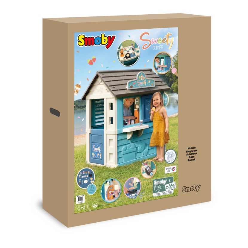 Spielhaus 'Sweety Corner' mehrfarbig 110 x 127 x 105 cm