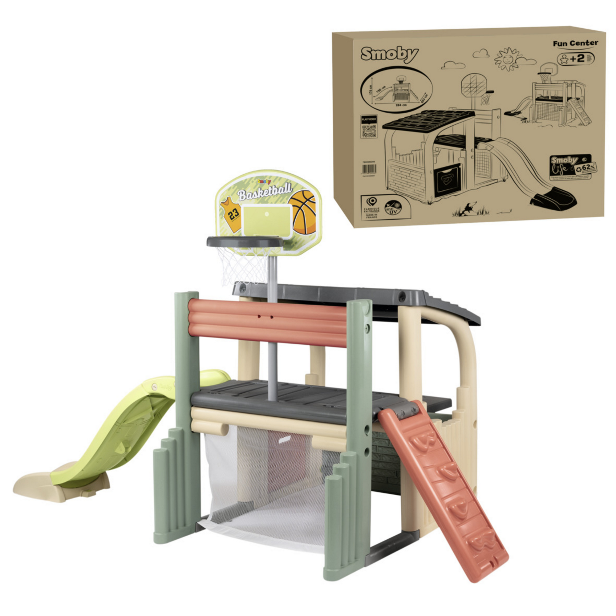 Spiel- und Sportcenter 'Fun' mehrfarbig 203 x 176 x 284 cm