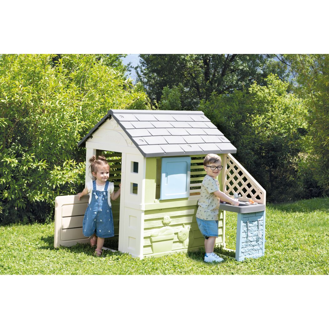 Spielhaus 'Pretty' mit Küche mehrfarbig 145 x 127 x 110 cm