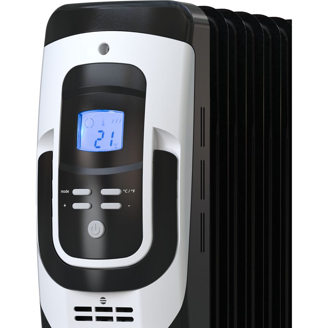 Ölradiator 'OR 2000-9 DT' 9 Rippen schwarz 2000 W