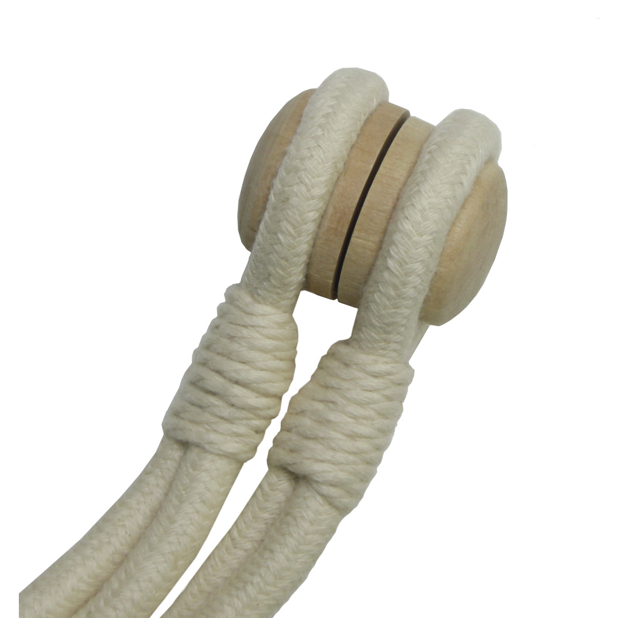 Raffhalter Kordel mit Magnet für Vorhänge beige 47 cm