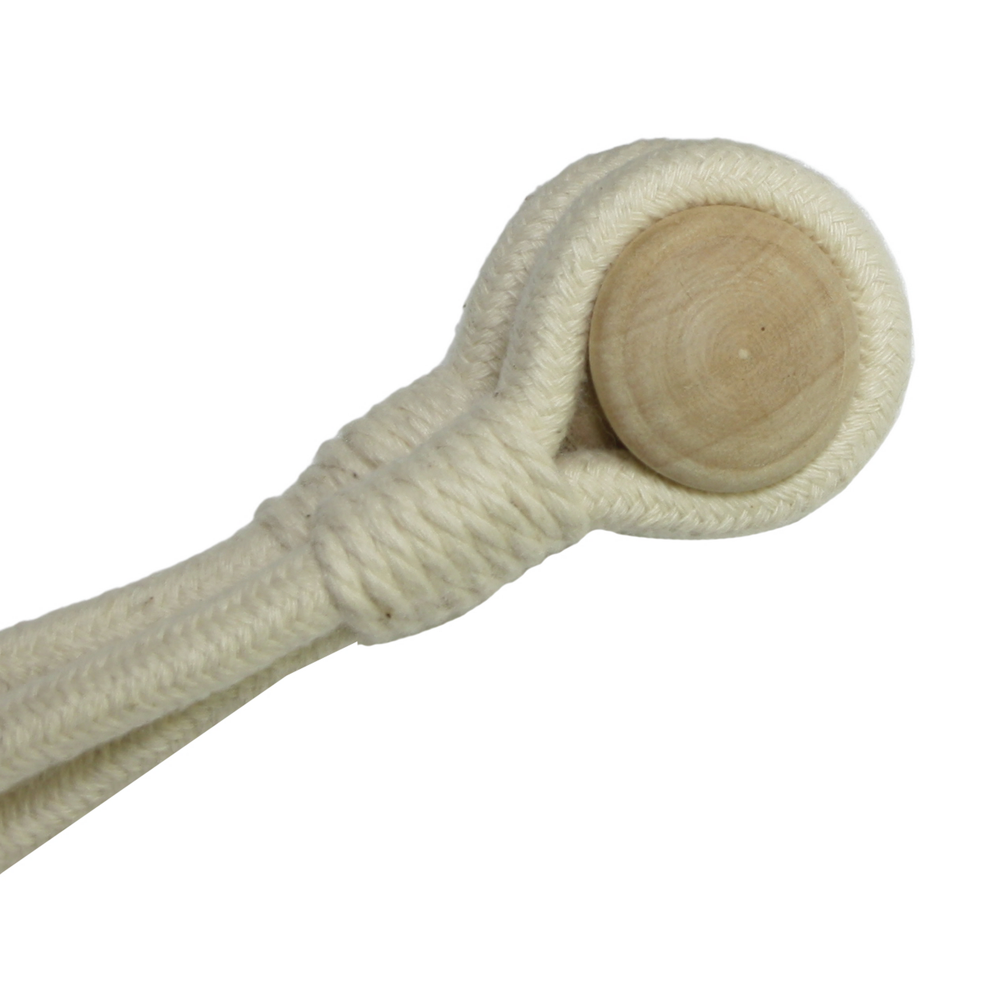 Raffhalter Kordel mit Magnet für Vorhänge beige 47 cm