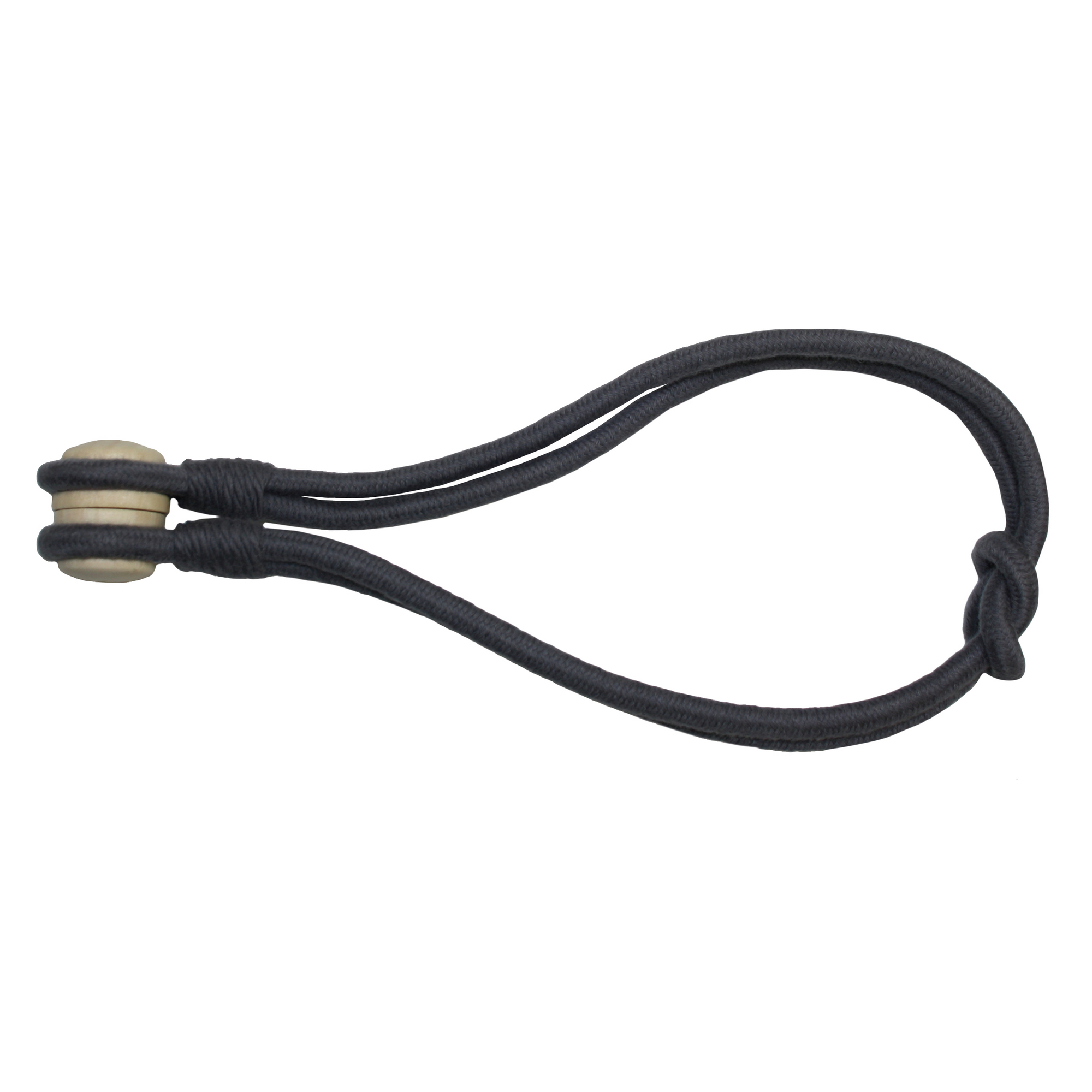 Raffhalter Kordel für Vorhänge mit Magnet grau 47 cm