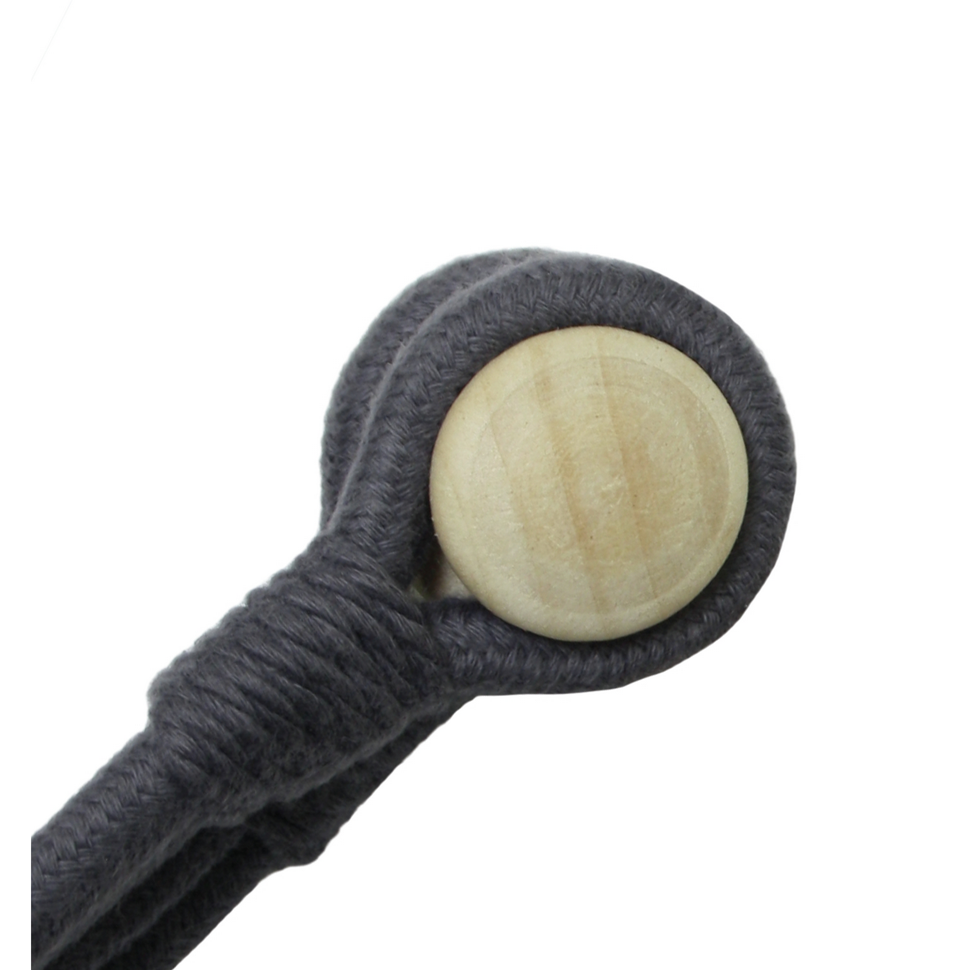 Raffhalter Kordel für Vorhänge mit Magnet grau 47 cm