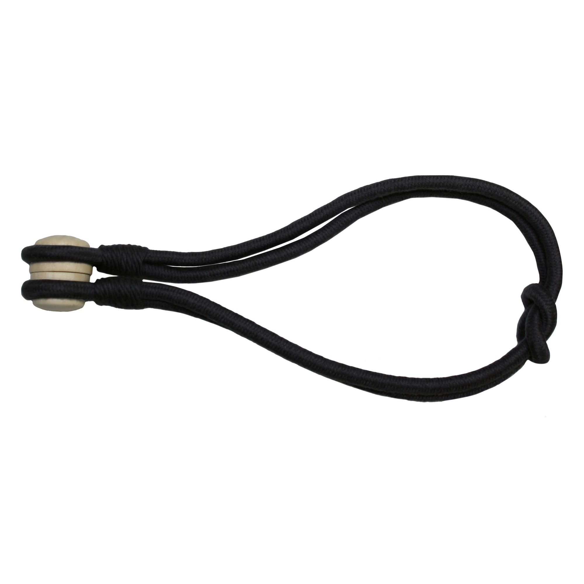 Raffhalter Kordel für Vorhänge mit Magnet schwarz 47 cm