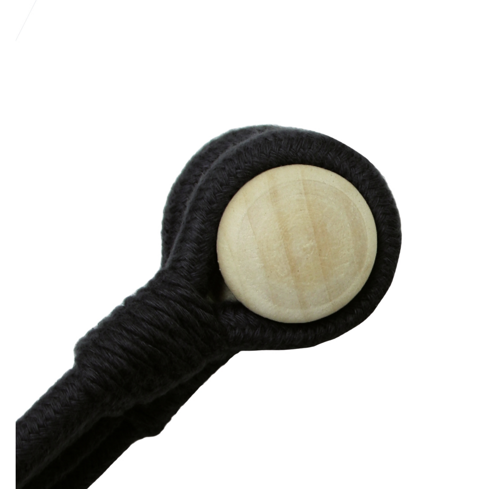 Raffhalter Kordel für Vorhänge mit Magnet schwarz 47 cm