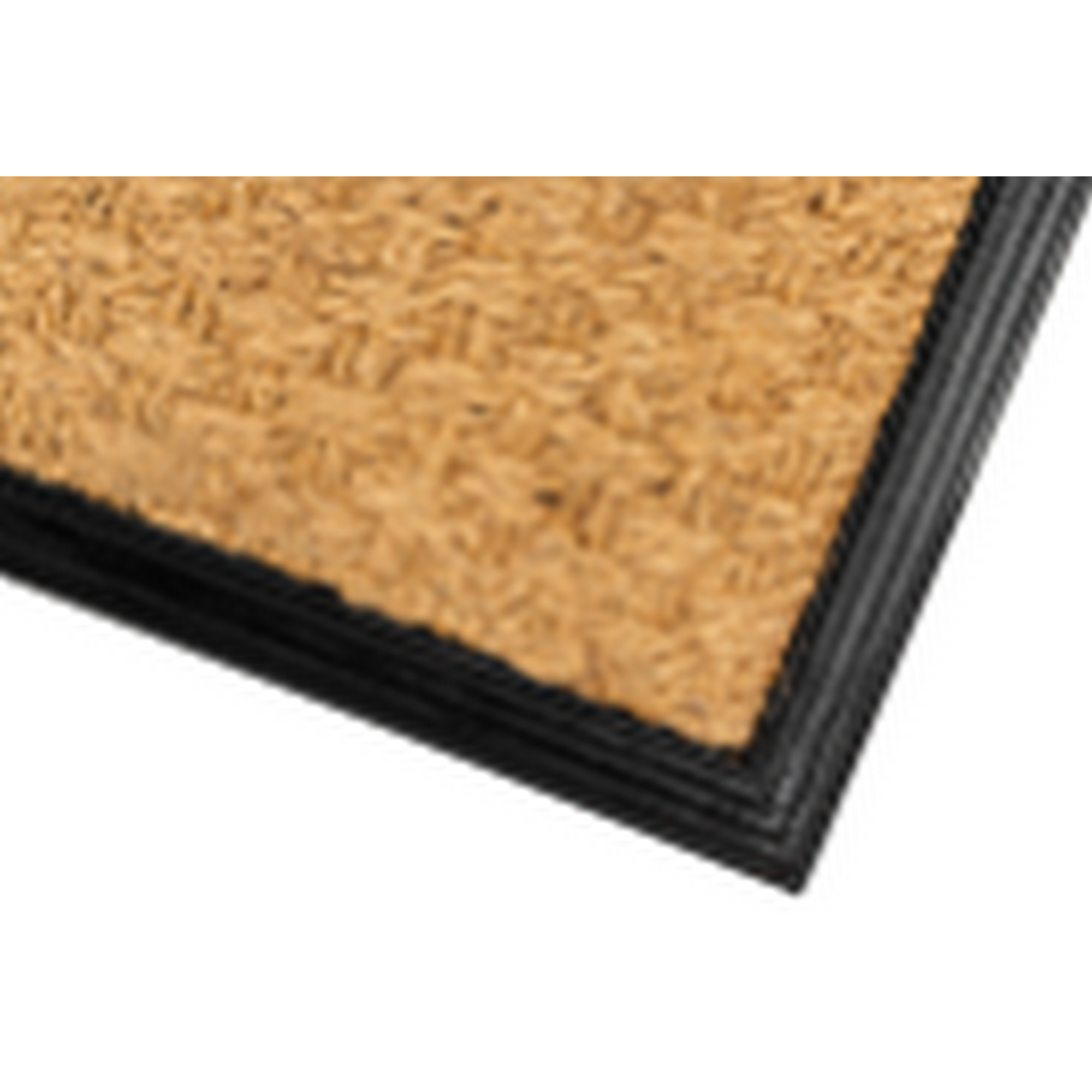 Fußmatte 'Boucara Welcome Border' naturfarben/schwarz 40 x 60 cm