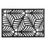 Fußmatte 'Antiek Leaves' schwarz 40 x 60 cm