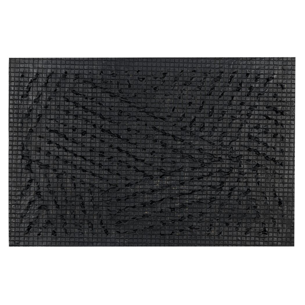 Fußmatte 'Boucara Stripes' naturfarben/schwarz 40 x 60 cm