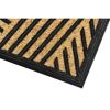 Fußmatte 'Boucara Stripes' naturfarben/schwarz 40 x 60 cm