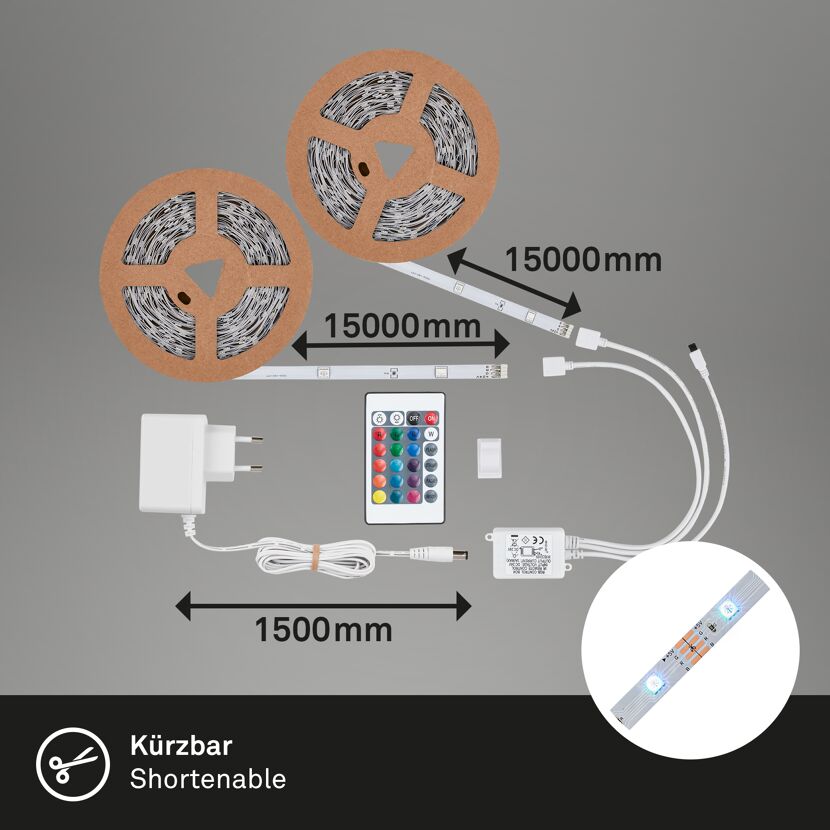 LED-Streifen 'Stripe' 30 m 24 W