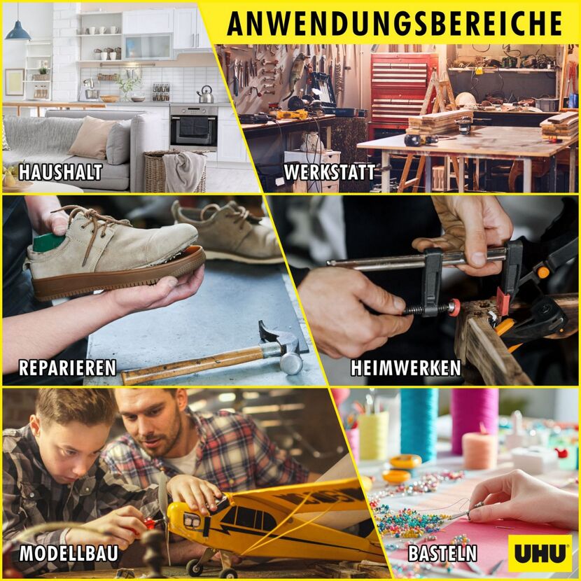 Sekundenkleber 'Minis' flüssig 5 x 1g