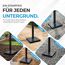 Erd- und Betonstampfer 20 x 20 x 84 cm