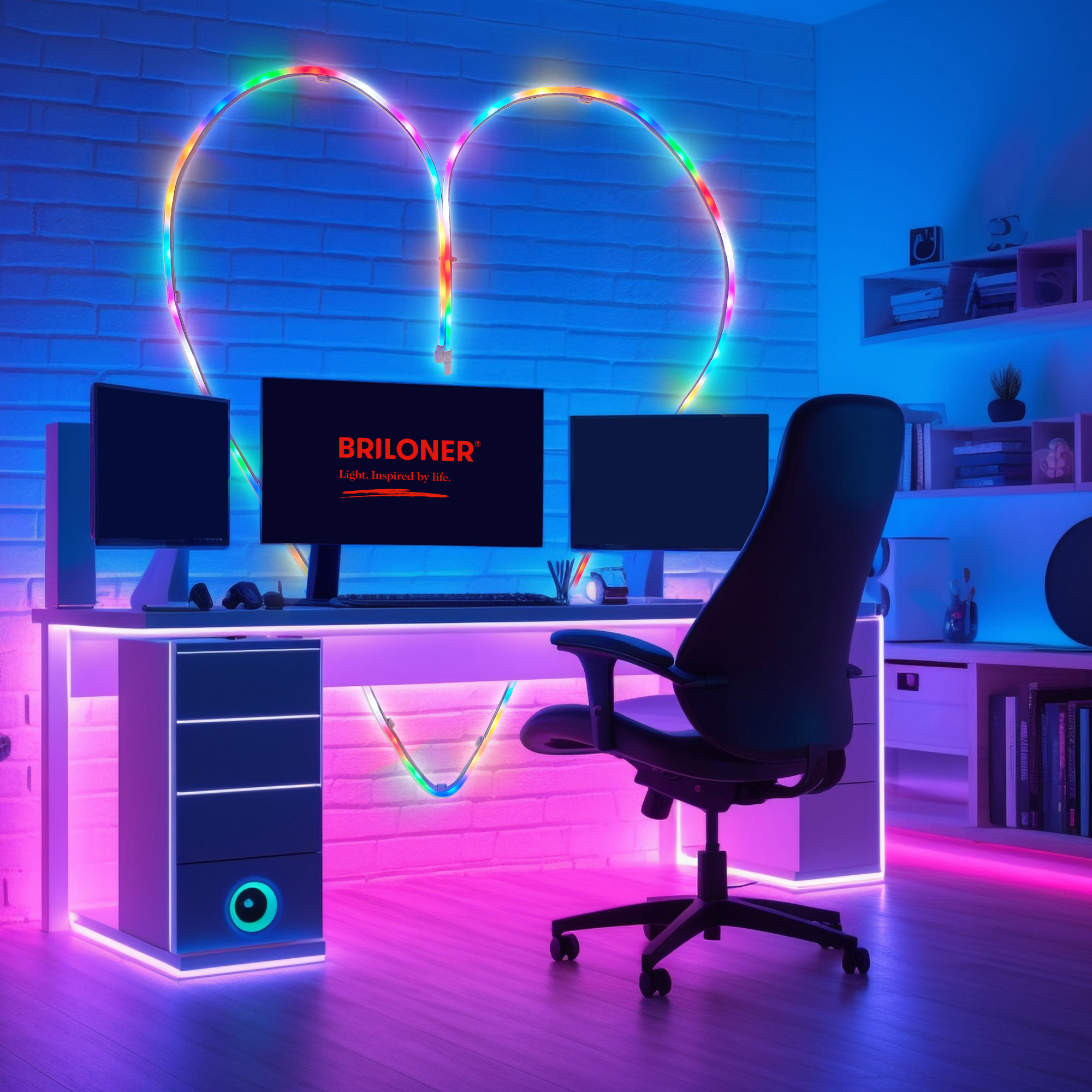 RGBIC-LED-Streifen 3 m 8 W