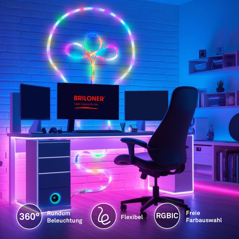 RGBIC-LED-Streifen 2 m 8 W