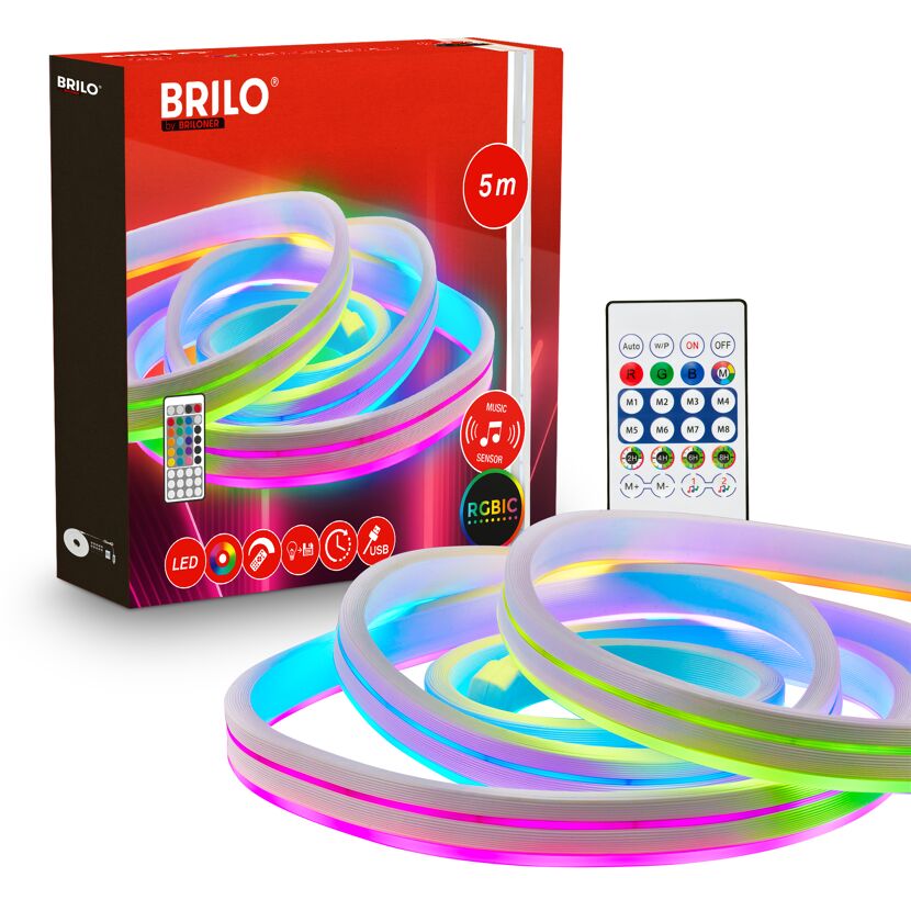 RGBIC-LED-Streifen 5 m 8 W