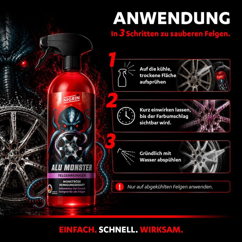 Felgenreiniger 'Alu Monster' Felgenreiniger 1 l