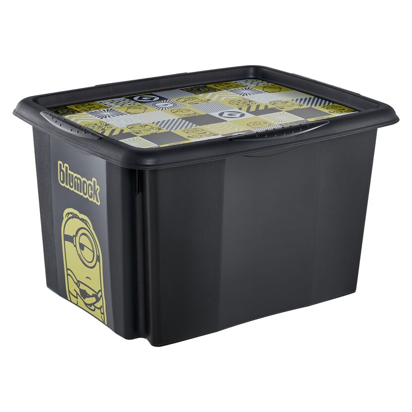 Stapelbox 'karolina minions' mit deckel 30 l