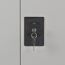 Metallaschrank Stahl 80 x 184 x 40 cm