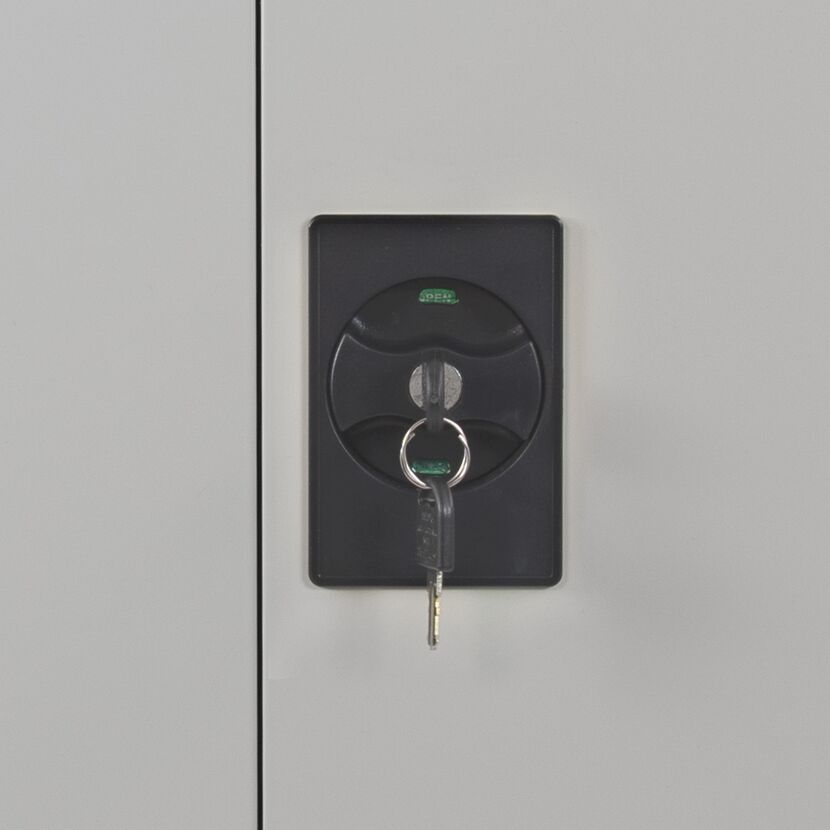 Metallaschrank Stahl 80 x 184 x 40 cm