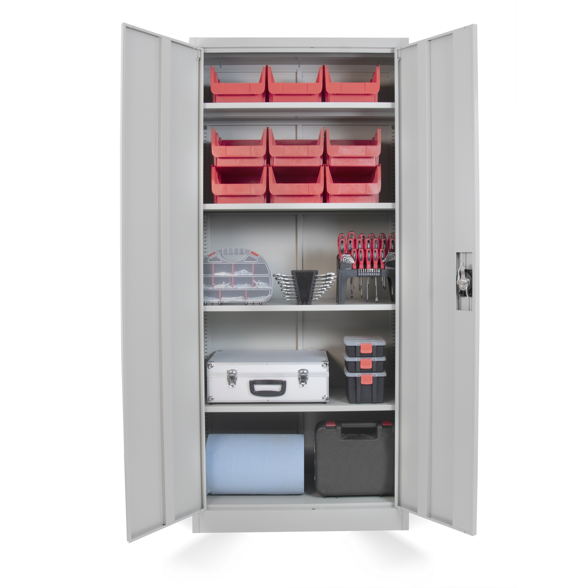 Metallaschrank Stahl 80 x 184 x 40 cm