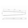 Grillzange 'Churrasco' Edelstahl mit Holzgriff 37,5 cm