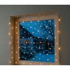 LED-Lichtervorhang 7 Stränge 70 LEDs warmweiß 100 cm