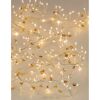 LED-Draht-Lichterkette 200 LEDs warmweiß 200 cm