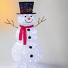 LED-Figur Schneemann 120 LEDs kaltweiß 85 x 120 cm