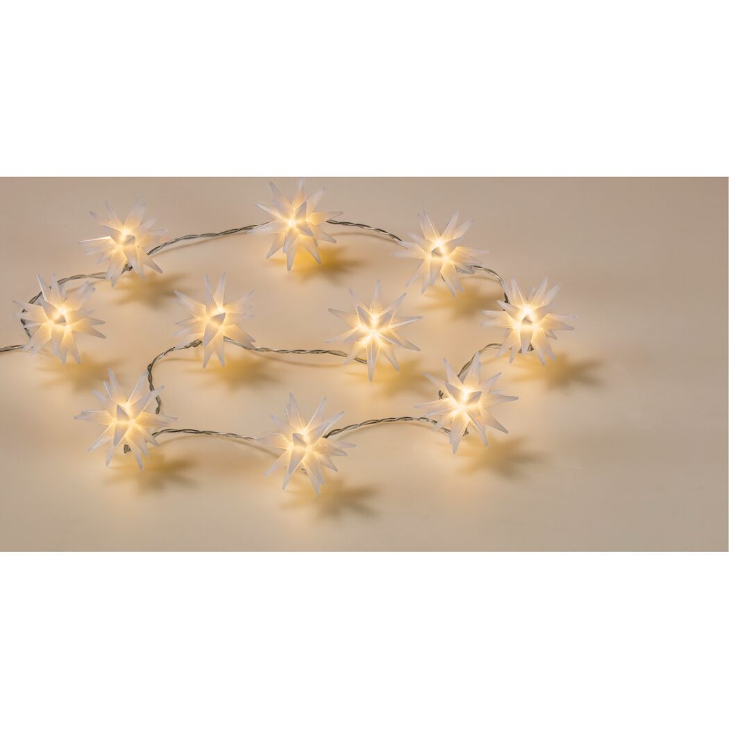 LED-Lichterkette Stern 10 LEDs 135 cm