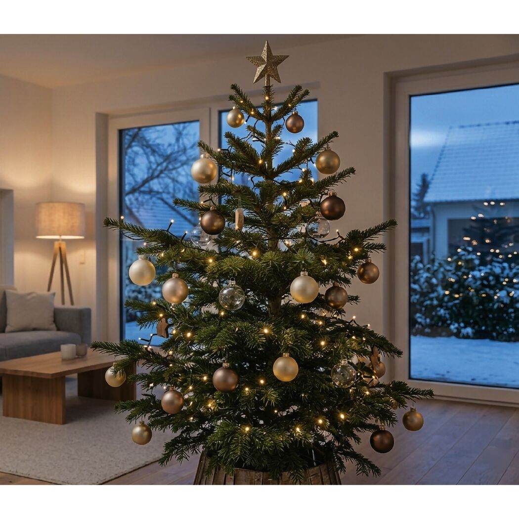 LED-Mini-Lichterkette 80 LEDs warmweiß 553 cm